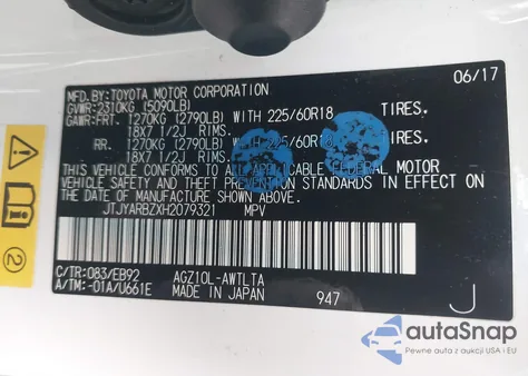 2017 Lexus Nx 200T F Sport from USA, damaged, VIN JTJYARBZXH2079321